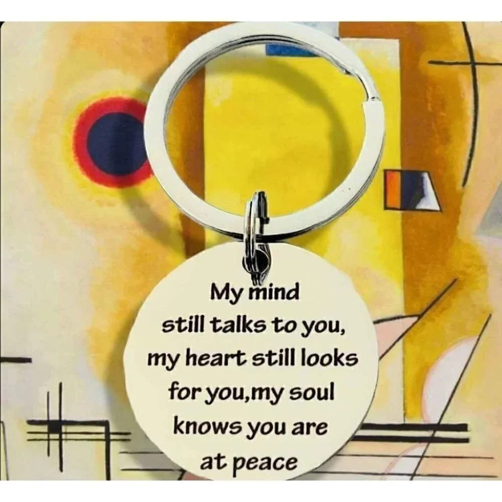 My Mind Still Talking To You Stainless Steel Keychain